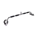 خرید دسته لت دوسر نعلی خم بلند روکش‌دار رکورد با طراحی ارگونومیک و روکش ضدلغزش؛ مناسب تمرین عضلات پشت، زیربغل و بازو. ساخت فولاد ضدزنگ و قابل استفاده در تمامی دستگاه‌های سیم‌کش باشگاهی.