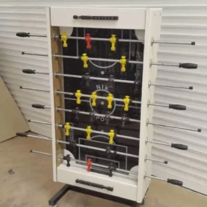 فوتبال دستی باشگاهی ممبران بلبورینگی کف شیشه‌ای پایه ثابت نیک اسپرت یزد