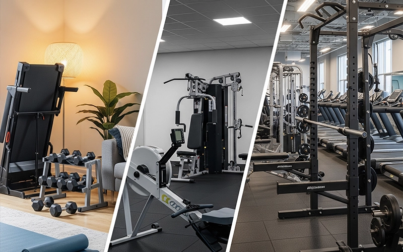 تفاوت تجهیزات ورزشی خانگی، نیمه‌باشگاهی و باشگاهی1