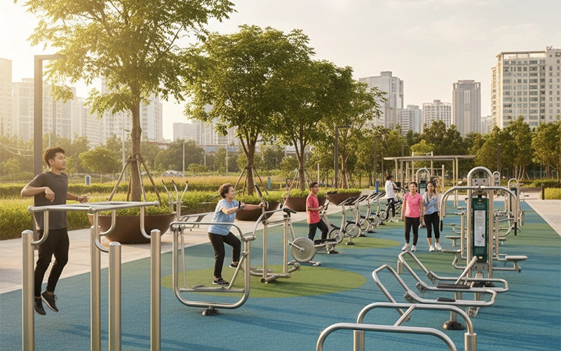 راهنمای خرید تجهیزات ورزشی مناسب فضای باز و پارک‌های شهری