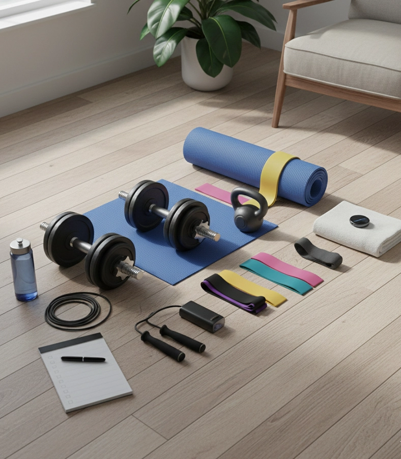 چک‌لیست خرید تجهیزات بدنسازی خانگی بدون اشتباه
